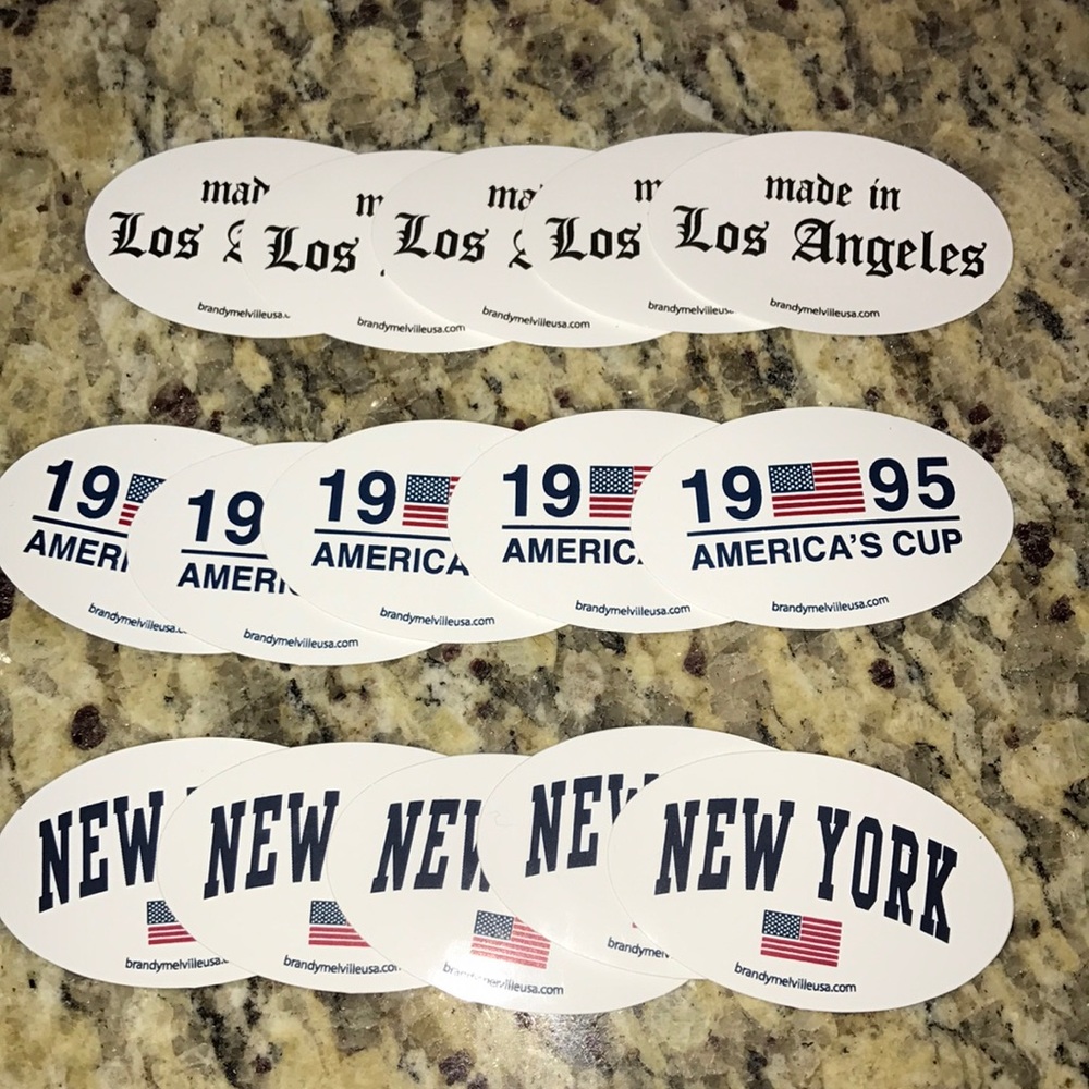 15 rare brandy stickers